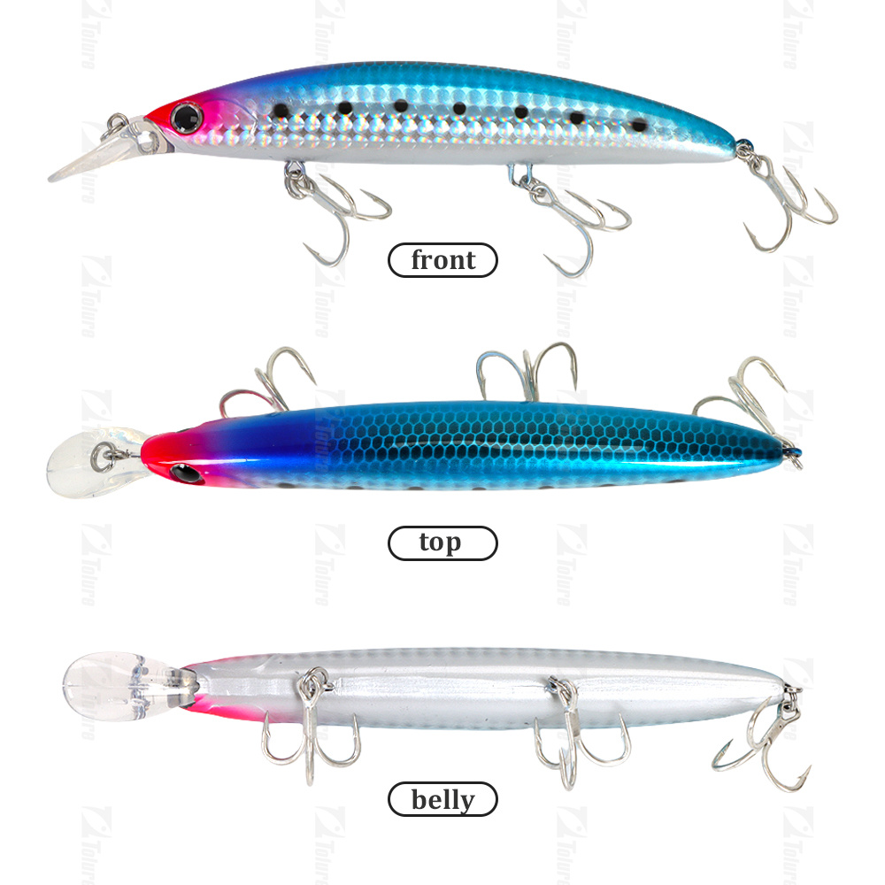 Hot Sale 110mm Floating Minnow Lure 20g Artificial Hard Bass Shadow Jerkbait for Bass Fishing – Minnow – view 3