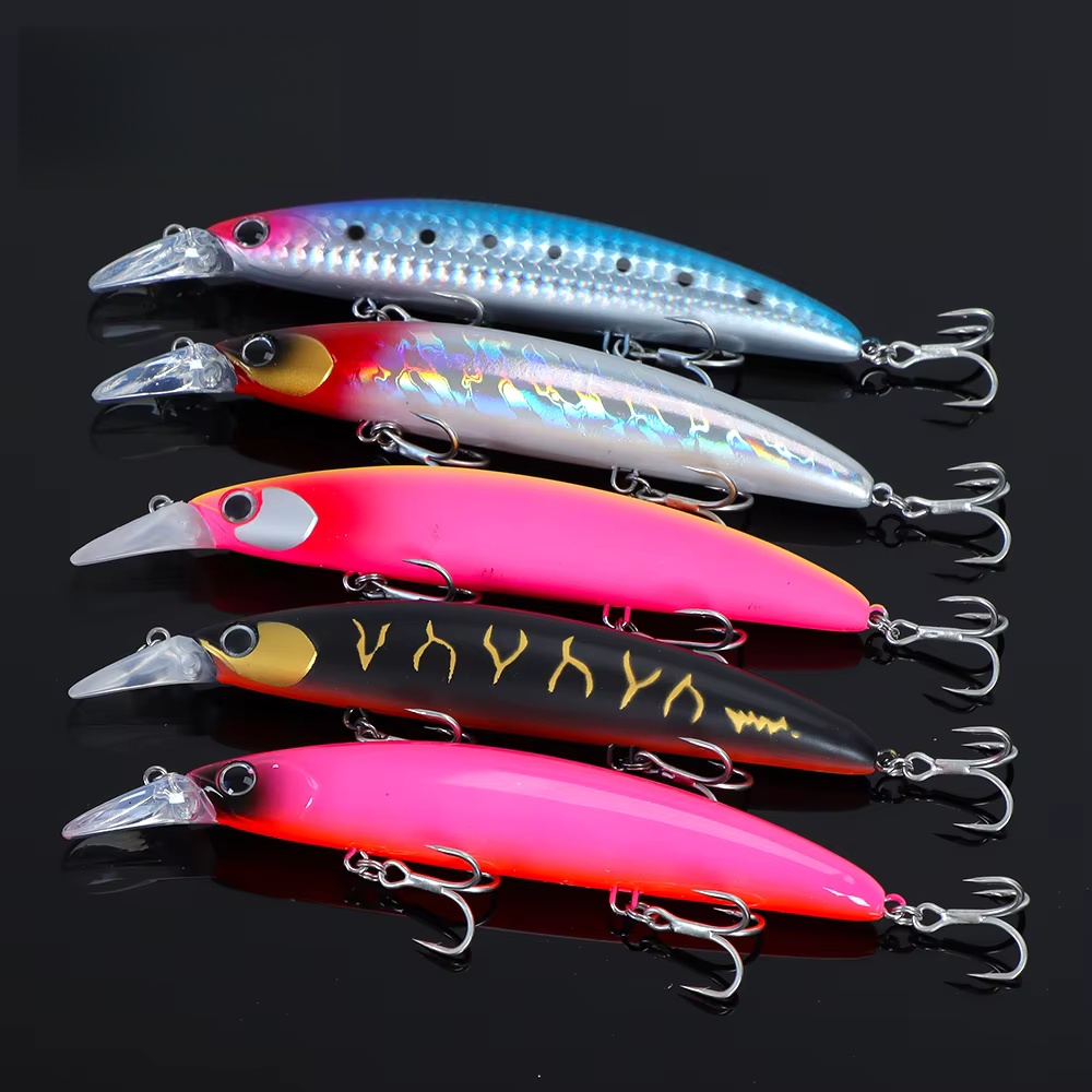 Hot Sale 110mm Floating Minnow Lure 20g Artificial Hard Bass Shadow Jerkbait for Bass Fishing – Minnow – view 1