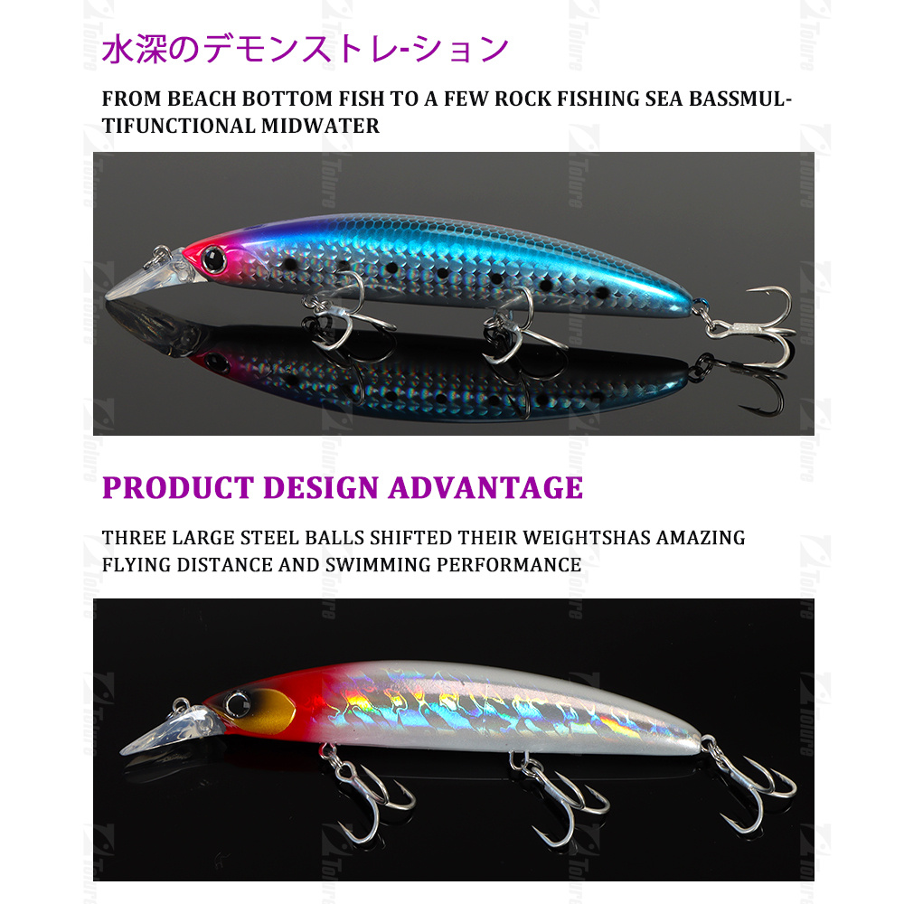 Hot Sale 110mm Floating Minnow Lure 20g Artificial Hard Bass Shadow Jerkbait for Bass Fishing – Minnow – view 5