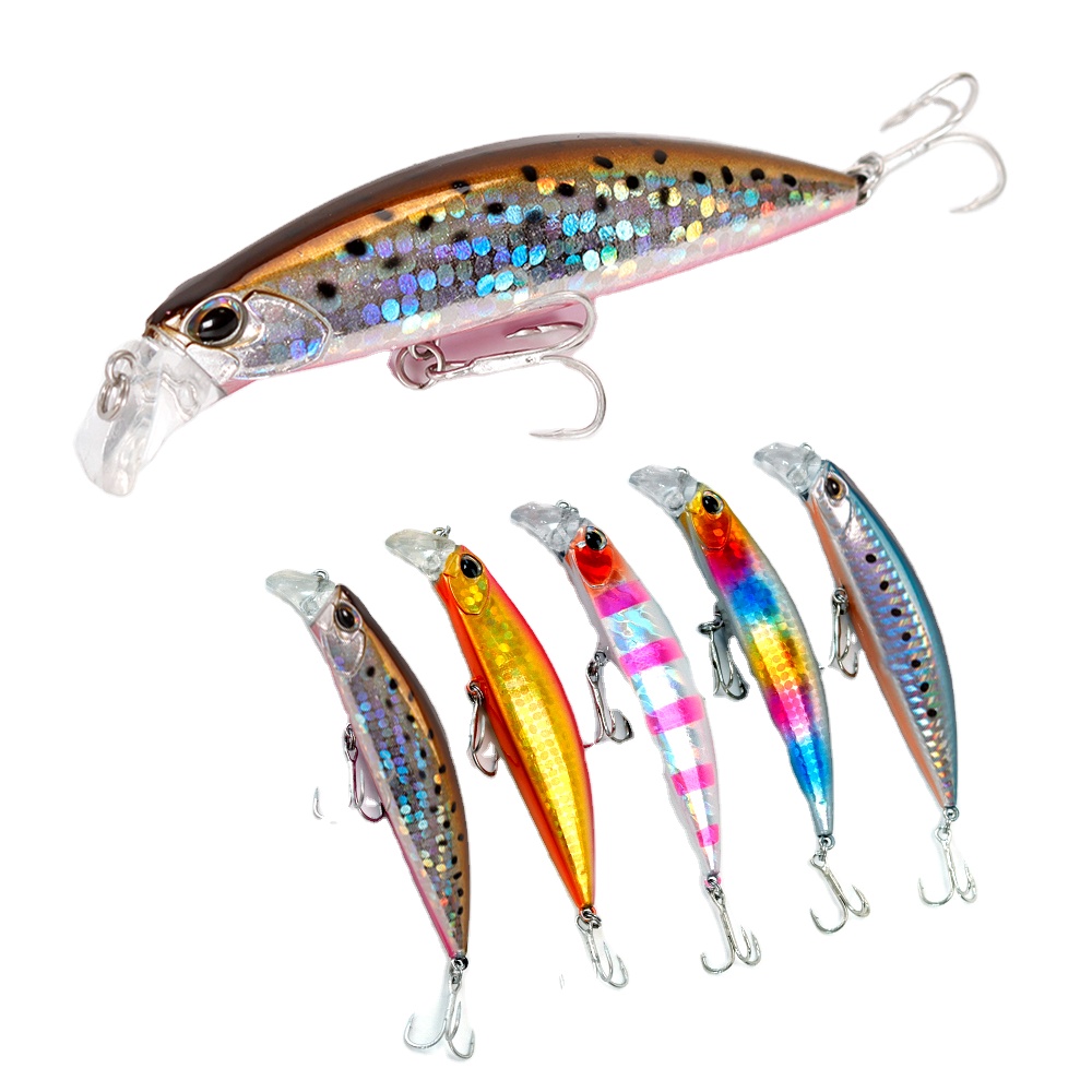 Sinking Lure Saltwater Fishing 95mm 30g Plastic Bait Long Casting Rolling Action Fishing Minnow Baits – Minnow – view 2