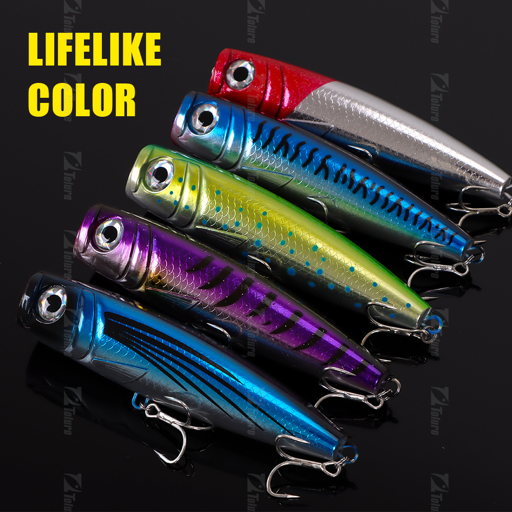 HOT Sale Best Popper Fishing Lures and Baits 130mm 58g Saltwater Trolling Lure Surface Topwater Casting Popper Lure – Popper – view 3