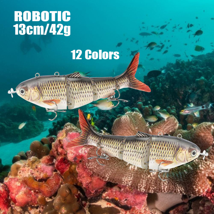 Cheery 130mm Multi Segment Fishing Lure 42g Robotic Jointed Multi Section Simulation Bait for River Fishing – Swimbait – view 4