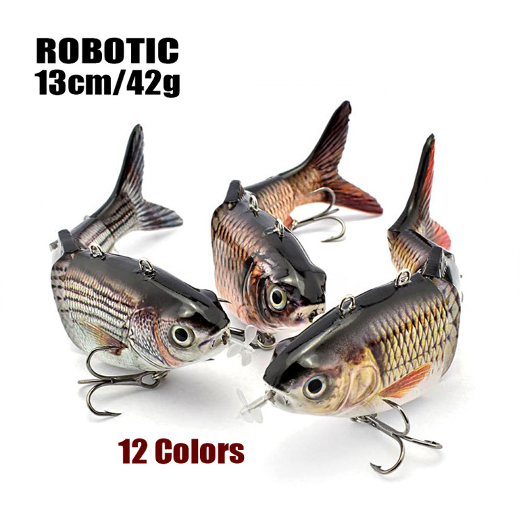 Cheery 130mm Multi Segment Fishing Lure 42g Robotic Jointed Multi Section Simulation Bait for River Fishing – Swimbait – view 3