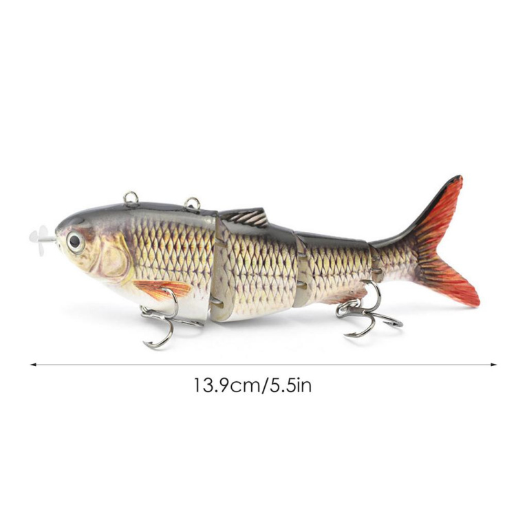 Cheery 130mm Multi Segment Fishing Lure 42g Robotic Jointed Multi Section Simulation Bait for River Fishing – Swimbait – view 1