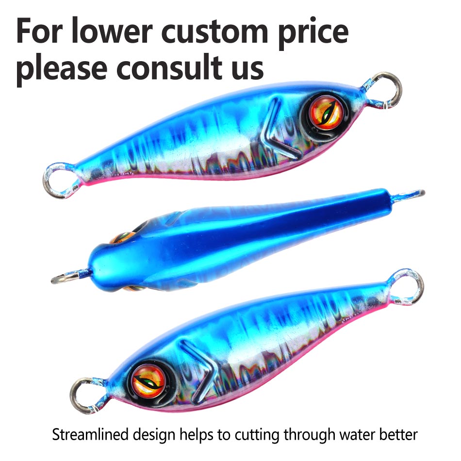 Cheery 5g-100g Trolling Hard Bait Bass Fishing Boat Tackle Saltwater Trout Jigging Lure Jigs for Pike Metal Cast Jig Set Spoon – Metal Lure – view 3