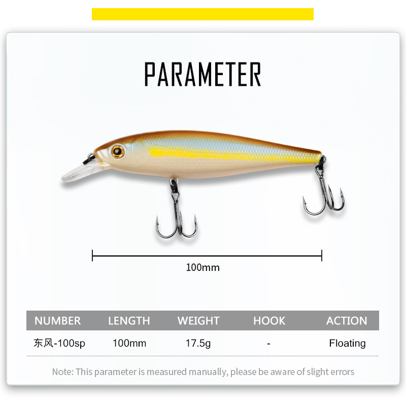 Cheery for Bearking Tungsten Balls Casting 10cm 17.5g Top Model Hard Bait Minnow Professional Hook Fishing Lures for Carp and – Minnow – view 5