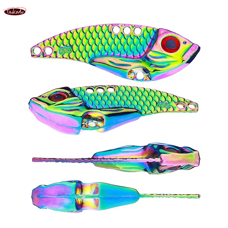 Cheery Quality Mini Crank Fishing Lures VIBFull Swimming Artificial Hard Bait Hard Sinking Metal Saltwater Fish Fishing – Metal Lure – view 4