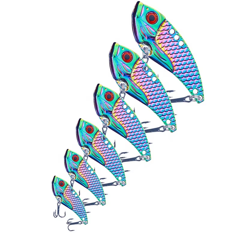 Cheery Quality Mini Crank Fishing Lures VIBFull Swimming Artificial Hard Bait Hard Sinking Metal Saltwater Fish Fishing – Metal Lure – view 2