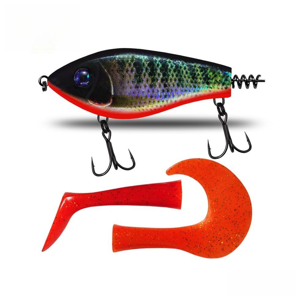 Cheery ABS Bass Hard Bait Jerk Lure 100mm 72g/76.5g Bottom Fishing Slow Sinking River/Lake – Other Hard Lure – view 3
