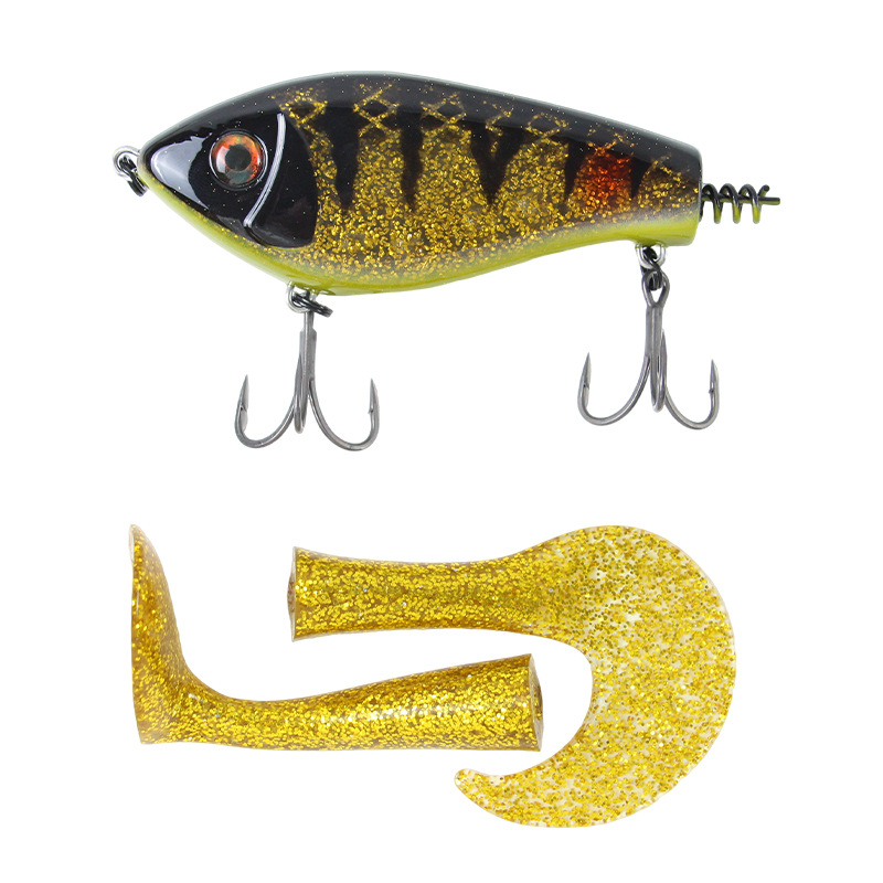 Cheery ABS Bass Hard Bait Jerk Lure 100mm 72g/76.5g Bottom Fishing Slow Sinking River/Lake – Other Hard Lure – view 4