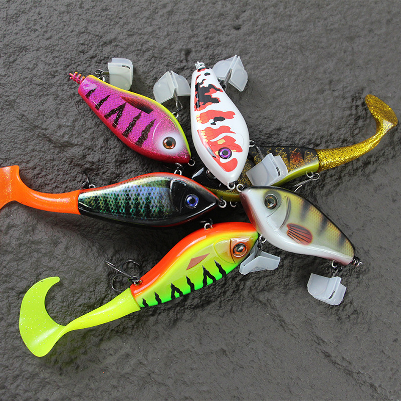 Cheery ABS Bass Hard Bait Jerk Lure 100mm 72g/76.5g Bottom Fishing Slow Sinking River/Lake – Other Hard Lure – view 5