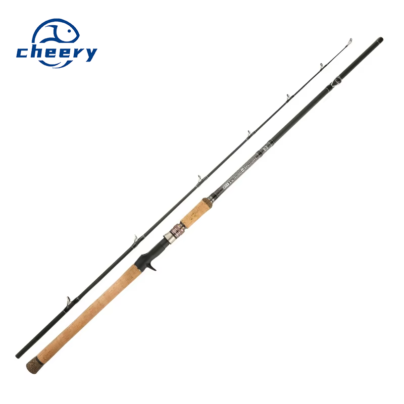 Cheery Carbon Fiber FAST Action Spinning Rod for Carp Bottom Fishing 1.8m-2.4m Sizes Wood Handle Split Back Grip – Fishing Rod – view 1