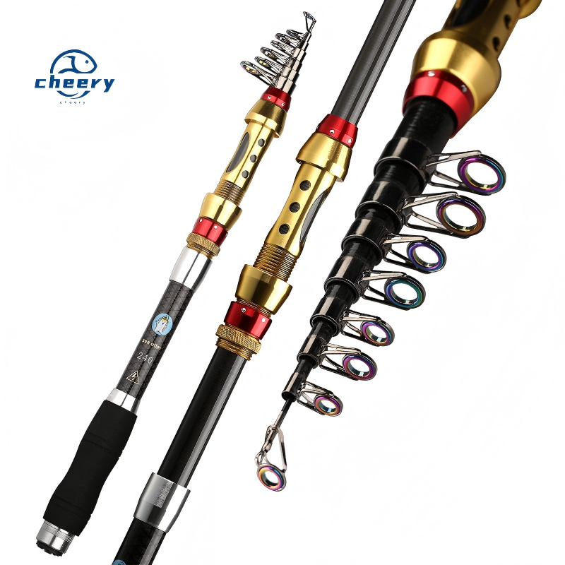 CHEERY Sea Rod Ultra Short Carbon Lure Fishing Rod 1.8m-3.6m Action for Carp Long Casting Ocean Beach Use – Fishing Rod – view 1