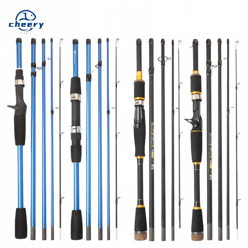 CHEERY New Multi-Section Adjustable Carp Lure Rod Cross-Border Bottom Fishing Glass Steel Portable 4-Section Wholesale – Fishing Rod – view 1