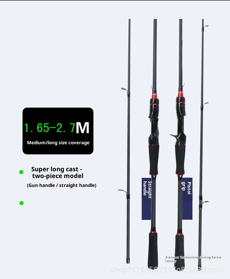 Cheery Lure Rod Adjustable Telescopic Boat Rod EVA Handle Bass Ocean Beach Medium Hardness Right Hand Fishing Rod – Fishing Rod – view 5