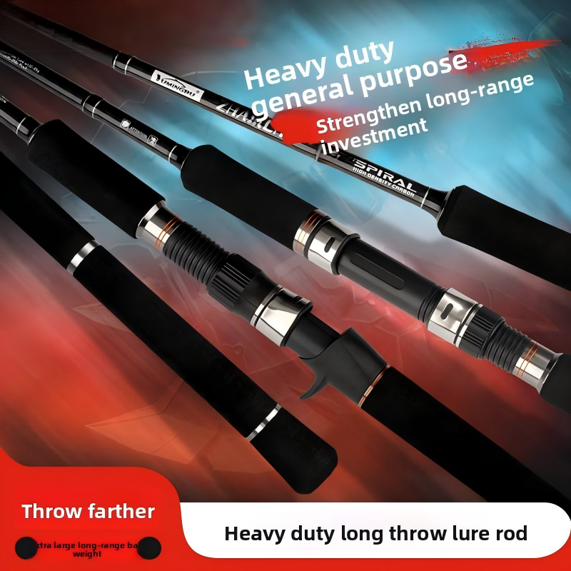 CHEERY Carbon Fiber Carp Lure Rod EVA Handle Bottom Fishing Hard Light Thunder Factory Wholesale – Fishing Rod – view 5