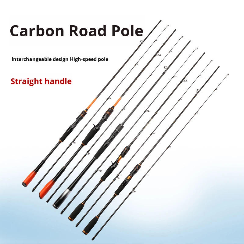 Authentic Carbon Medium Action Carp Lure Rod for Ocean Rock Fishing Long Casting Stainless Steel Guides – Fishing Rod – view 2