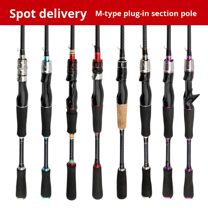 CHEERY Factory Wholesale Carbon Lure Rod Medium Adjustment Straight/Wood Gun Handle Carp Ocean Beach Full Set – Fishing Rod – view 5