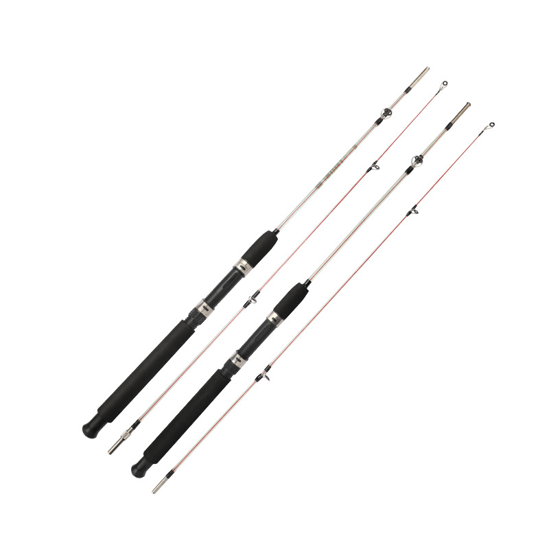 Cross-Border Export Transparent Carbon Fiber Super Hard Medium Action Bass Lure Rod Insert Boat Fishing Rod Threaded – Fishing Rod – view 1