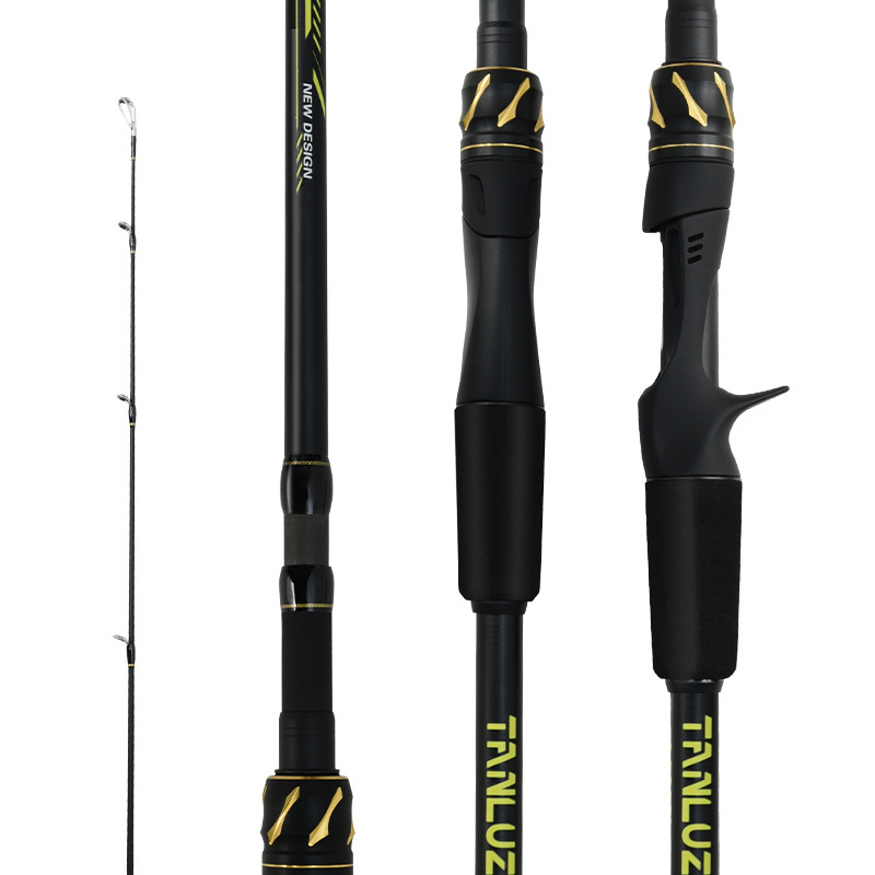 Multi-section Telescopic 5-Section Ultra-Light Carbon Lure Fishing Rod with Straight Handle for Carp Bottom Fishing – Fishing Rod – view 1
