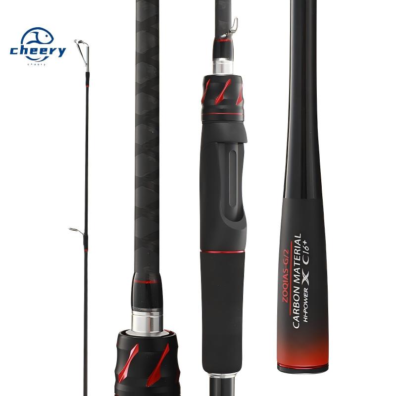 CHEERY Carbon Fiber Lure Rod for Carp Ocean Beach Use Long-Distance Casting Straight Grip Manufacturer – Fishing Rod – view 1