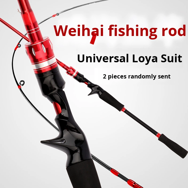 CHEERY Carbon Lure Rod Medium Hardness Medium Slow Action Straight Grip Long Casting Fishing Rod Set for Carp – Fishing Rod – view 4