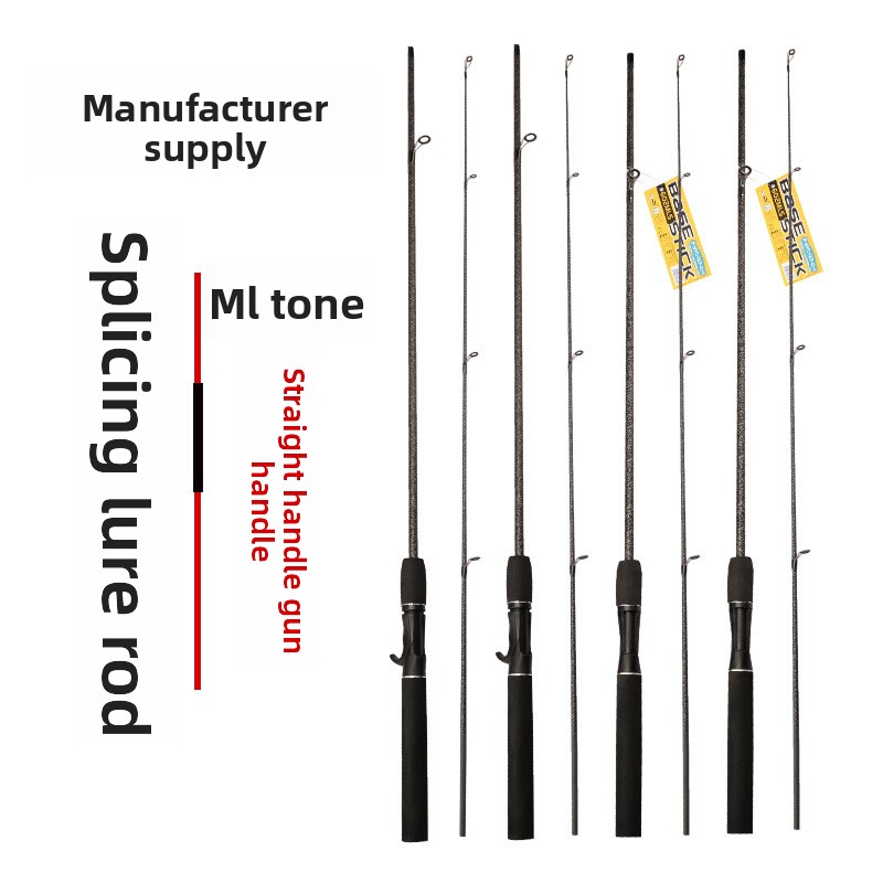 Heavy Glass Fiber Lure Rod for Splicing Rod Stainless Steel Guides Medium Fast Action Wholesale – Fishing Rod – view 3