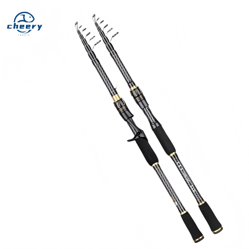 Factory Direct Sales Carbon Telescopic Fishing Rod with EVA Handle Portable Large Guide Ring Long-Distance Casting Float Rod Set – Fishing Rod – view 1
