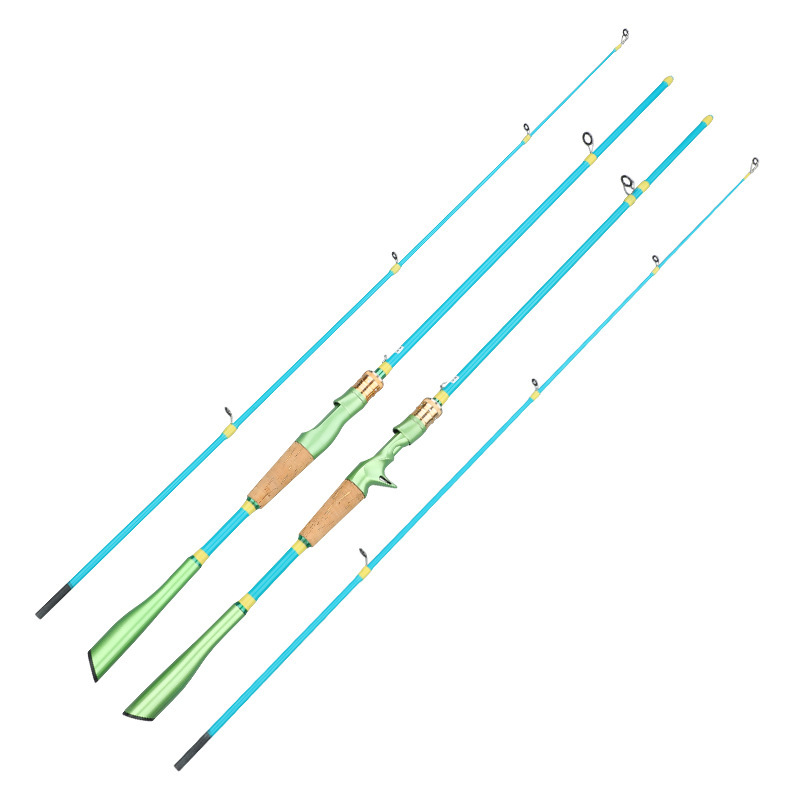 Lure Rod Set Carbon Fiber Medium Action Long-Distance Casting Carp Ocean Beach Fishing Straight Handle Full Set Rod – Fishing Rod – view 1