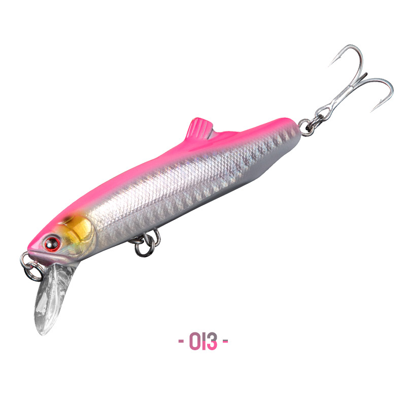 Cheery ABS Lifelike Midwater Minnow Wobbler Hard Bait for Snapper Bass Trout-Saltwater Sea Fishing Lure with Hooks – Minnow – view 2