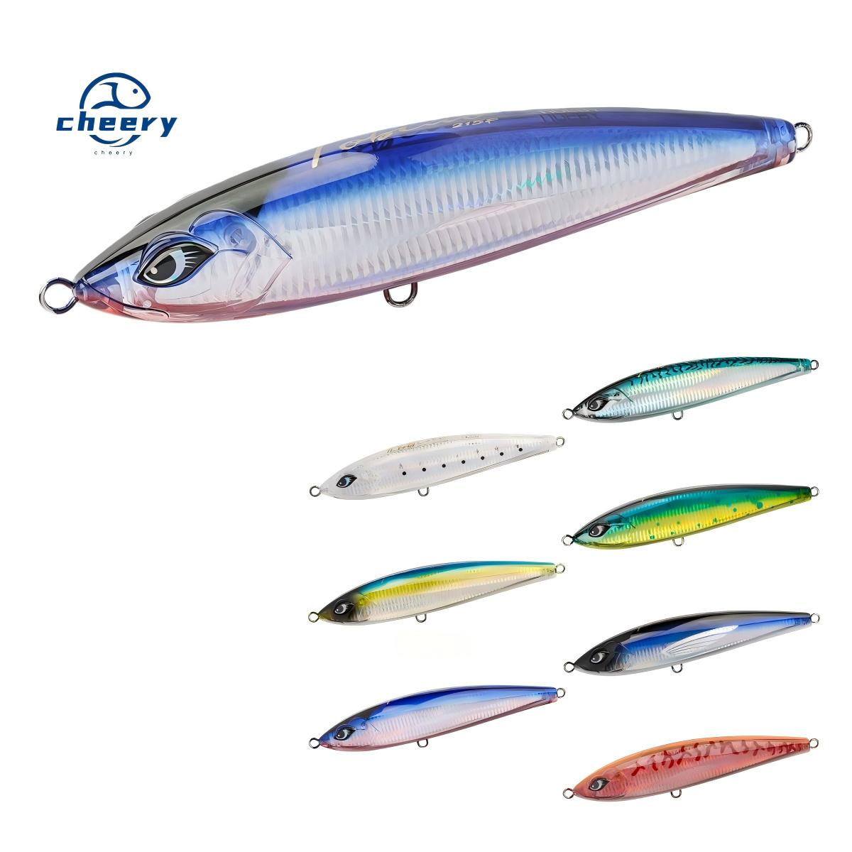 CHEERY Fish Diving Stickbait 215F Monster Tuna Commanding Predators Large Profile Floating Stickbait – Pencil – view 1
