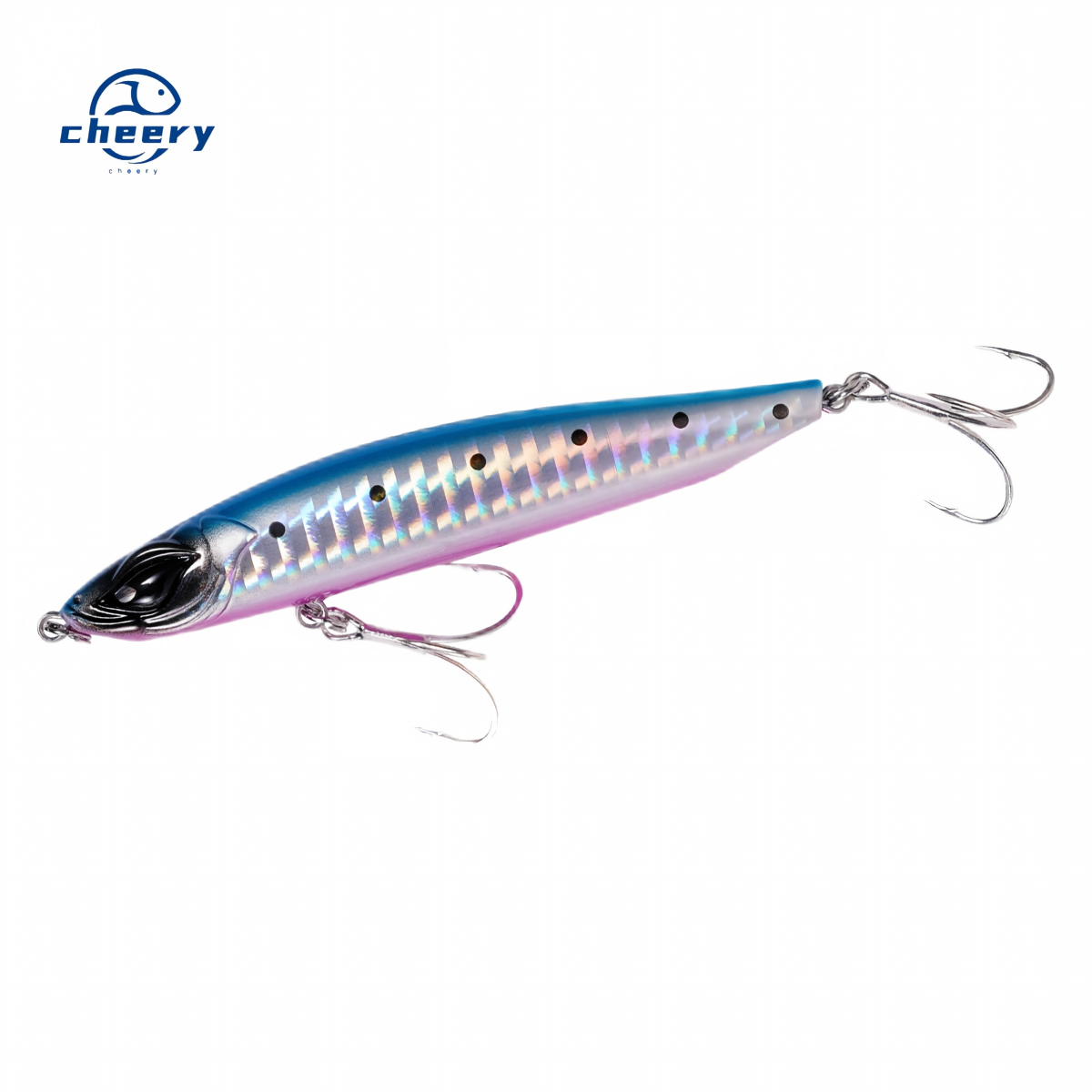 CHEERY Sinking Water Fishing Lures Treble Hooks Bass Catfish Pike Perch Plopper Pencil Fishing Lures – Pencil – view 1