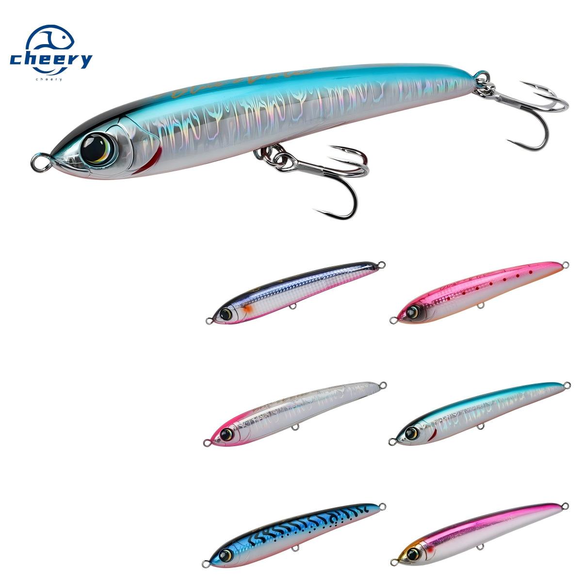 CHEERY Top Water Gt Popper Casting Stickbait Saltwater Casting Lure Floating Stickbait GT Pencil Lure – Pencil – view 1