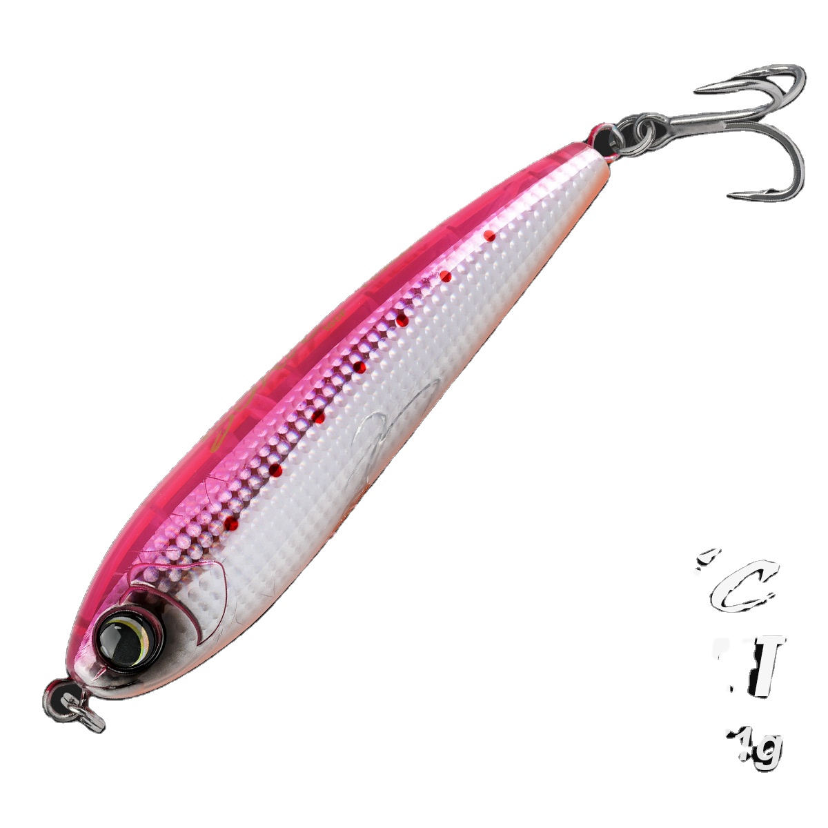 CHEERY Bonito Kingfish Mackerel Tuna Fat Head Floating Heavy-duty Treble Hooks Sonic Diving Stickbait – Pencil – view 2