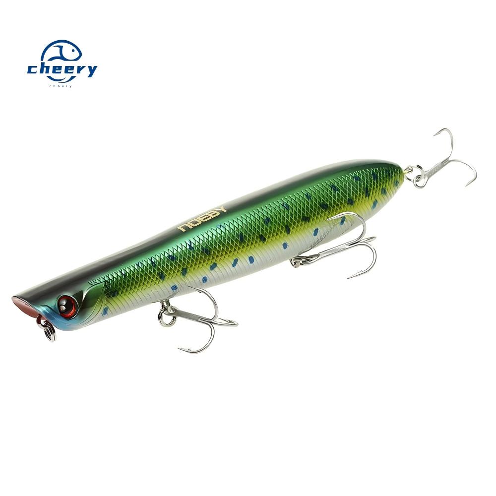 CHEERY 130mm 31g Top Water Casting Fishing Popper Lure Bass Bait, Popper Lure Saltwater Swimbait Jerkbait with More Pop for Bass – Popper – view 1