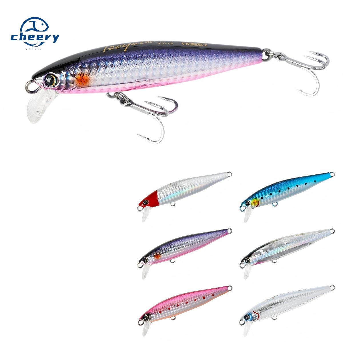 CHEERY Stainless Steel Thru Wire Construction High Speed Trolling Rock Shore Beach Heavy Sinking Minnow Fishing Lure – Minnow – view 1