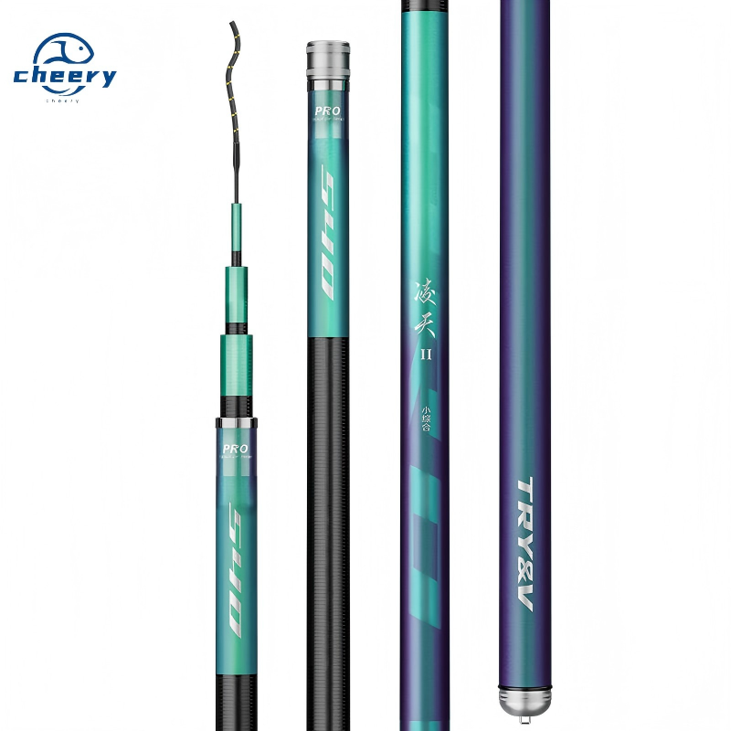 Gradual Purple Hard 28 Action Telescopic Fishing Rod Tackle Fast Carbon Fiber Rod for Heavy Fish for Kids Lake Fishing – Fishing Rod – view 1