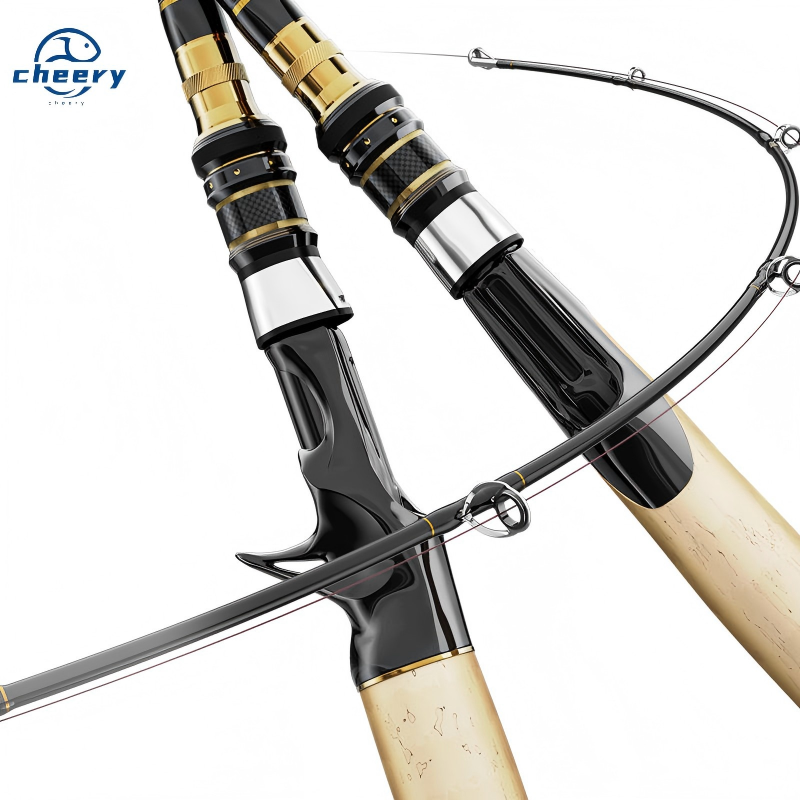 Cheery Hot Sell Carbon Fiber Fishing Rod and Spinning Reel Combo Fishing Rod Reel Combo Set – Fishing Rod – view 1