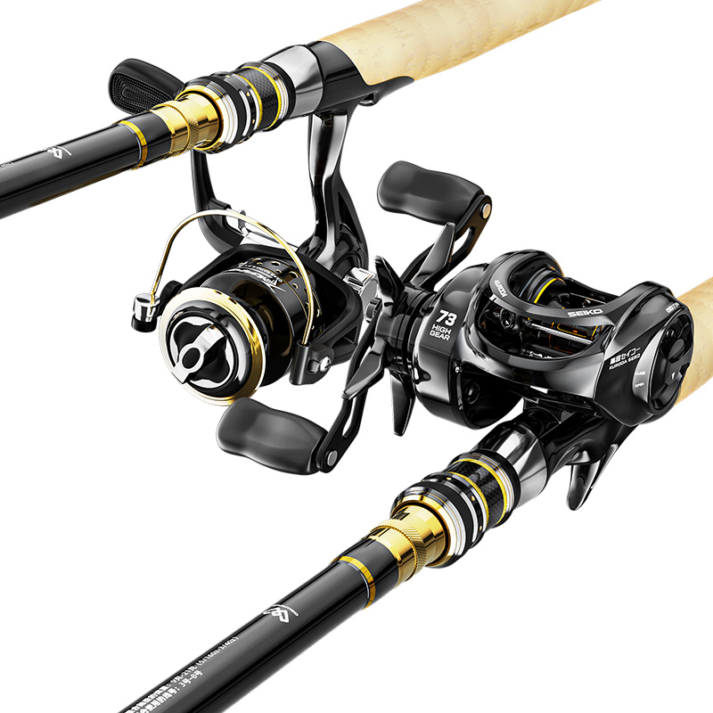 Cheery Hot Sell Carbon Fiber Fishing Rod and Spinning Reel Combo Fishing Rod Reel Combo Set – Fishing Rod – view 2