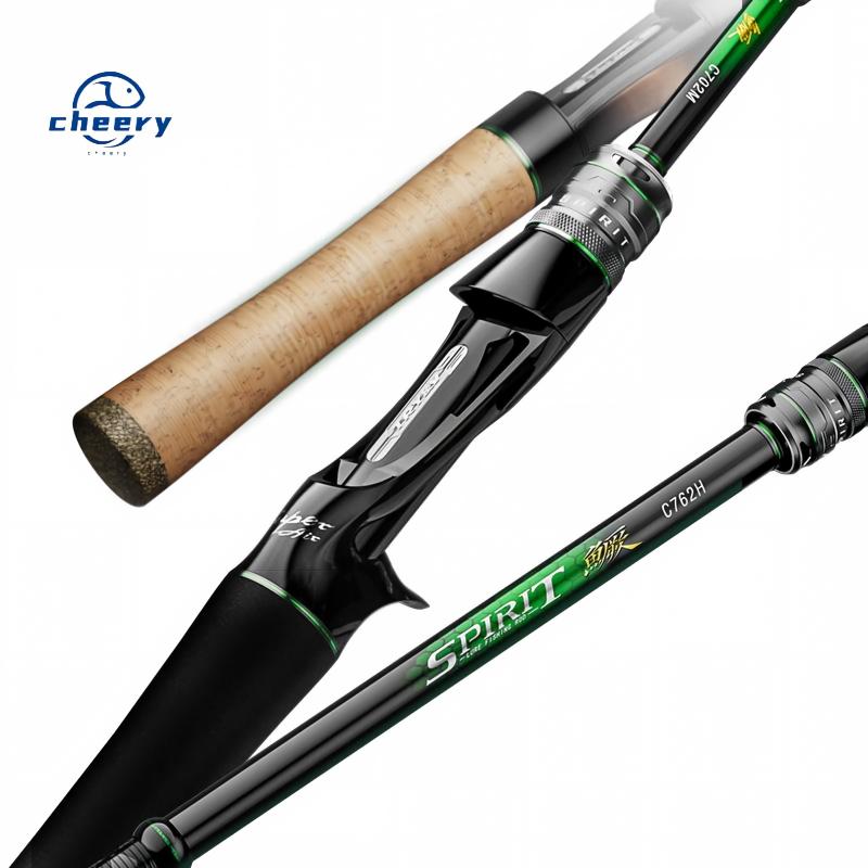 CHEERY High Quality Fuji Guides Bait Casting Fishing Reels Set of Fishing Reel and Rod – Fishing Rod – view 1
