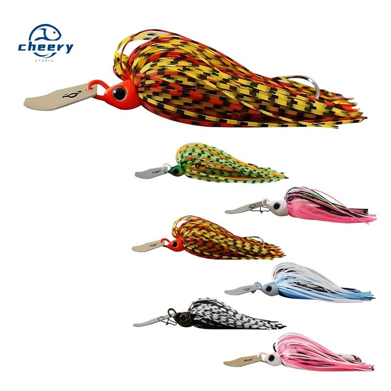 Cheery Factory Wholesale ABS Composite Sequins Jig Baffle Bearded Guy Bait 7g/9g/11g/18g/21g Luminous Simulation Marlin – Metal Lure – view 1