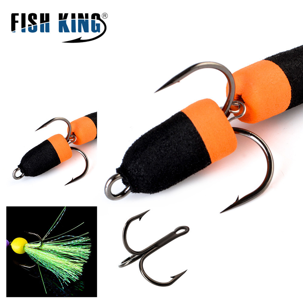 Cheery FISHKING Floating Foam Bait Three Anchor Barbed Hooks Bass Fishing High Carbon Steel Material Bottom Fishing Technique – Metal Lure – view 4