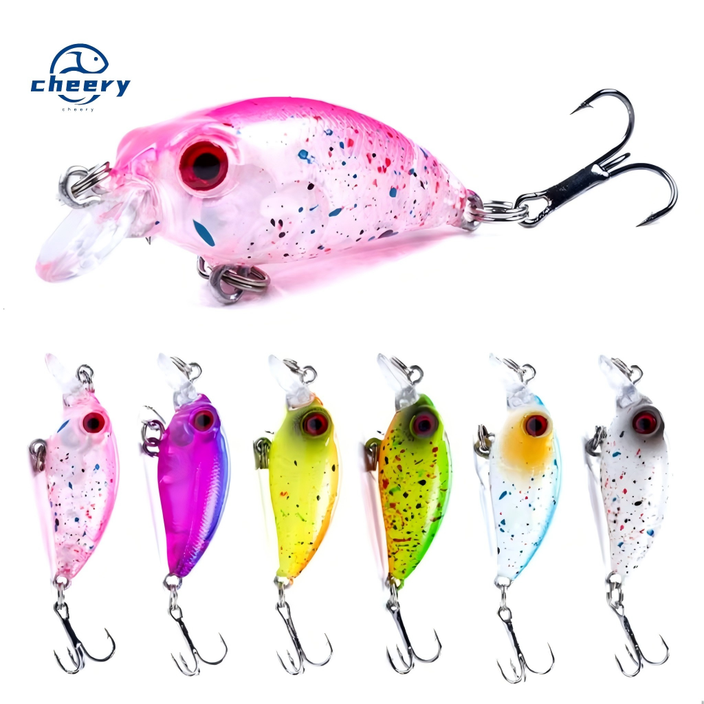 Cheery for New Rock Little Fat 2.5g Luya Plastic Artificial Hard Bait Embryo with Hooks for for Carp Bottom Fishing – Crankbait – view 1