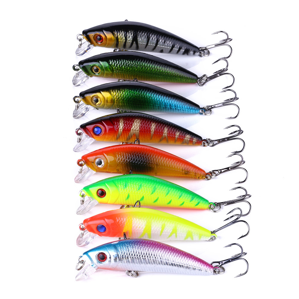 Cheery Minolua Plastic Bass Bait 7CM-8.1G Micro-Object Remote Floating Water Hovering Bottom Fishing Ocean Beach Set – Minnow – view 4