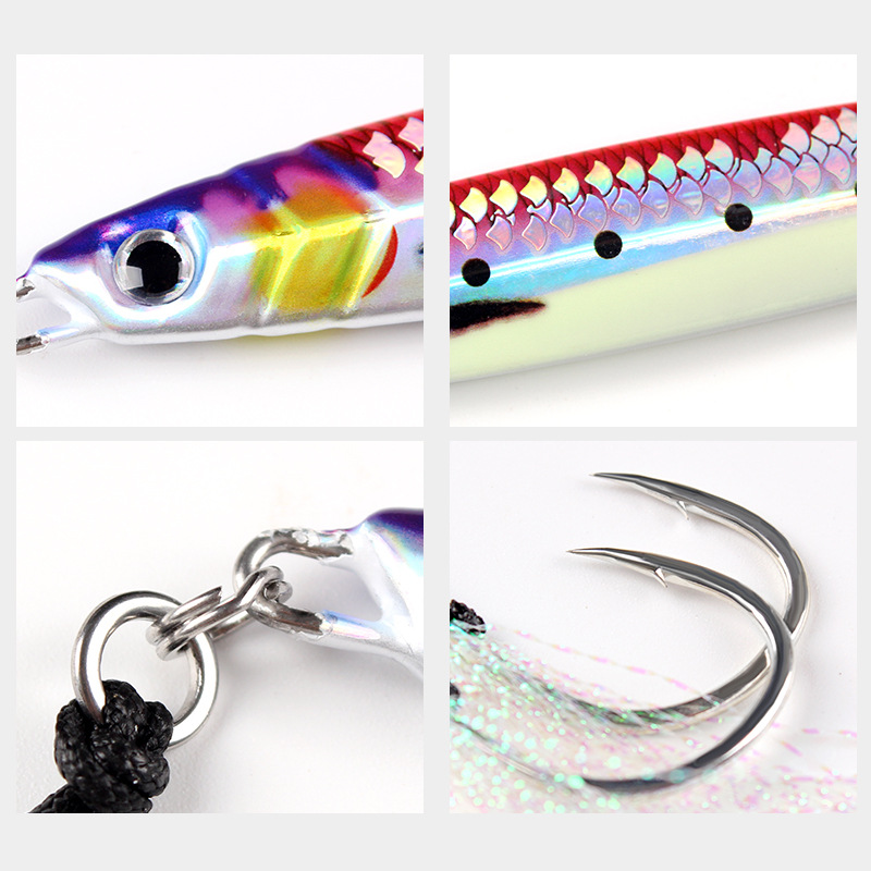 Metal Bionic Scale Carp Imitation Dying Fish Lure Hook for Freshwater Casting Saltwater Fish Long-Distance Fishing – Metal Lure – view 4