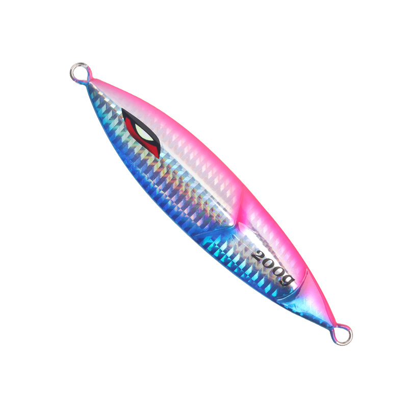 Lure Iron Plate Bait Saltwater Sea Fishing Luminous Lead Fish Bait Bottom Fishing Quick Sinking Bionic Bait Bass No Hooks 120g – Metal Lure – view 1