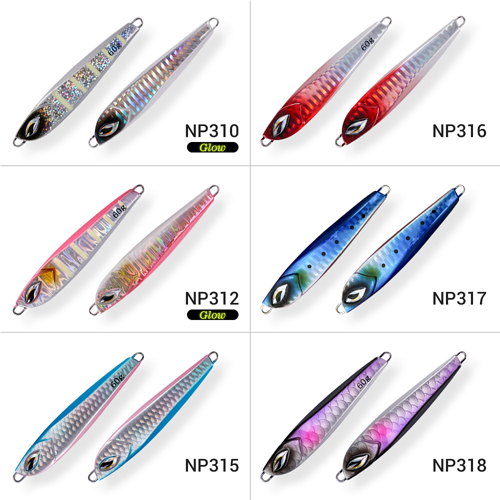 Micro Jig Lure Assist Hook Long Distance Reeling Fall Metal Fishing Slide Jig – Metal Lure – view 3