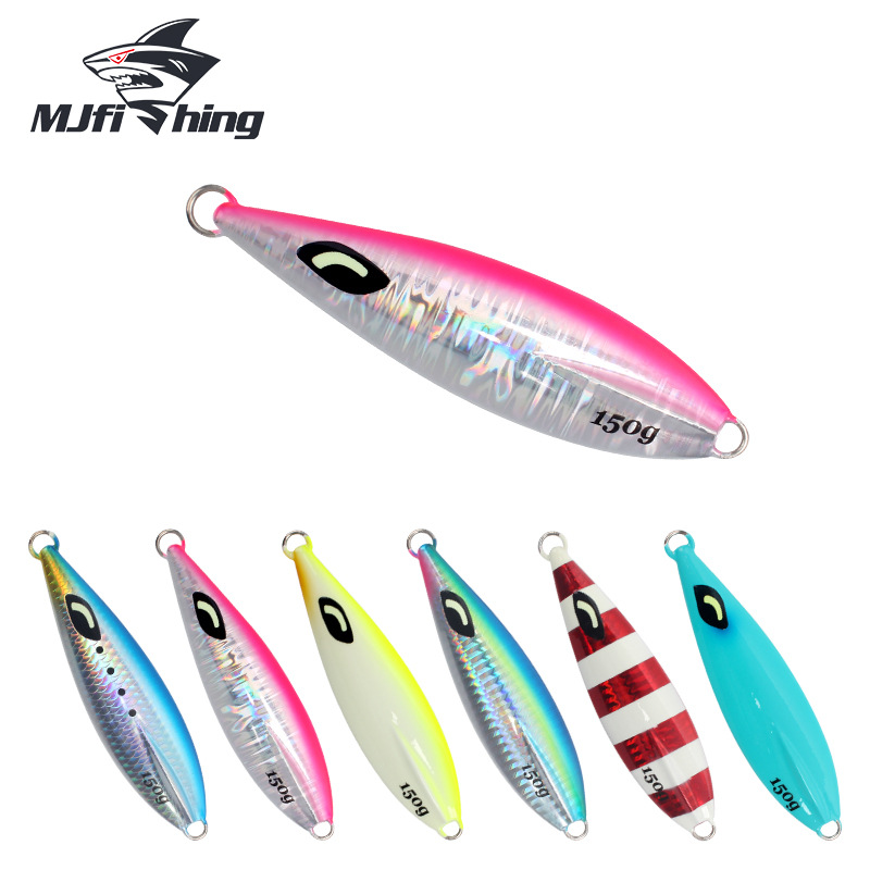 Luminous Iron Plate Lead Bass Fishing Lure 30g-350g Heavy Weight Boat Fishing Artificial Hard Bait Metal Freshwater Trolling – Metal Lure – view 3
