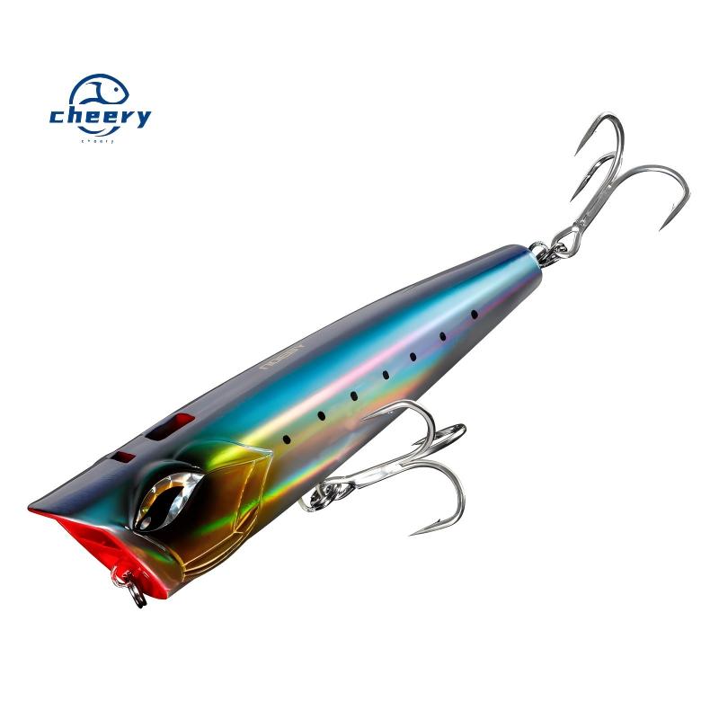CHEERY 3 Sizes Stock Popper Lure Sea Giant Tuna Top Water Floating Pop Fishing Lure Factory – Popper – view 1