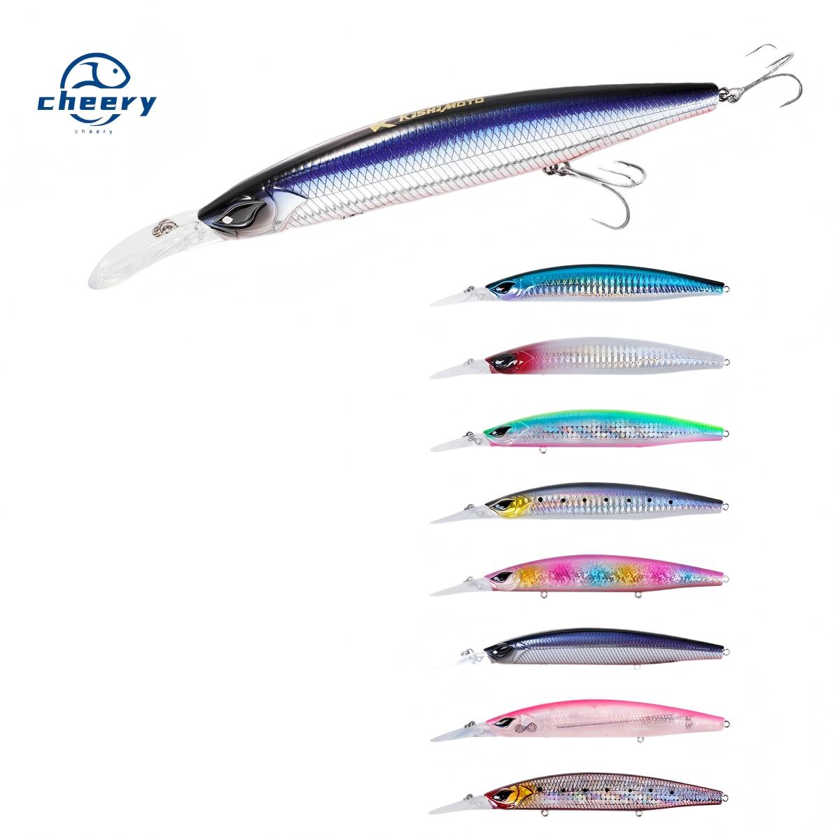 CHEERY Fishing Wholesale 125mm/26g Sinking Hard Bait Beach Bass Fishing Minnow Lure – Minnow – view 1